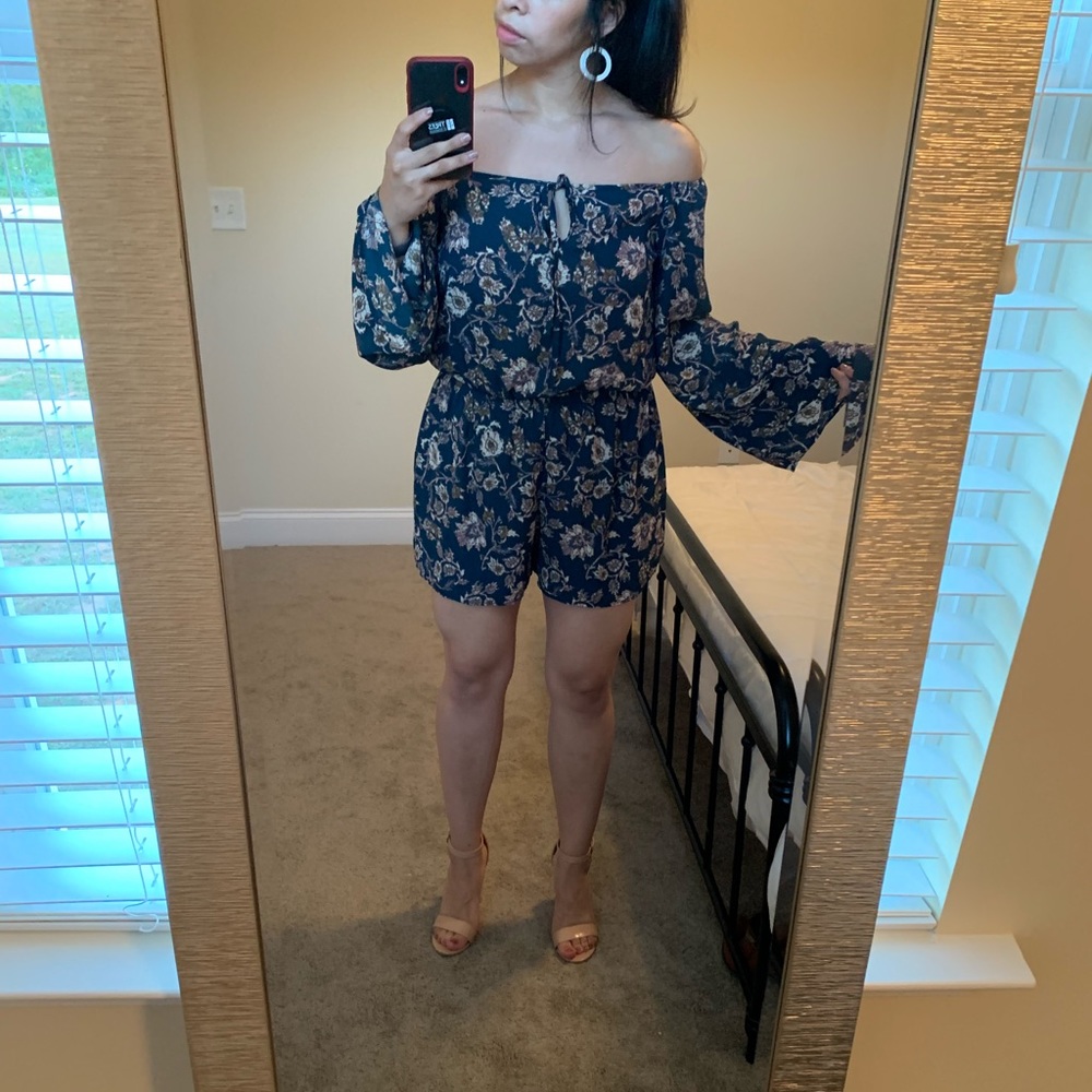 BRAND NEW off the shoulder romper